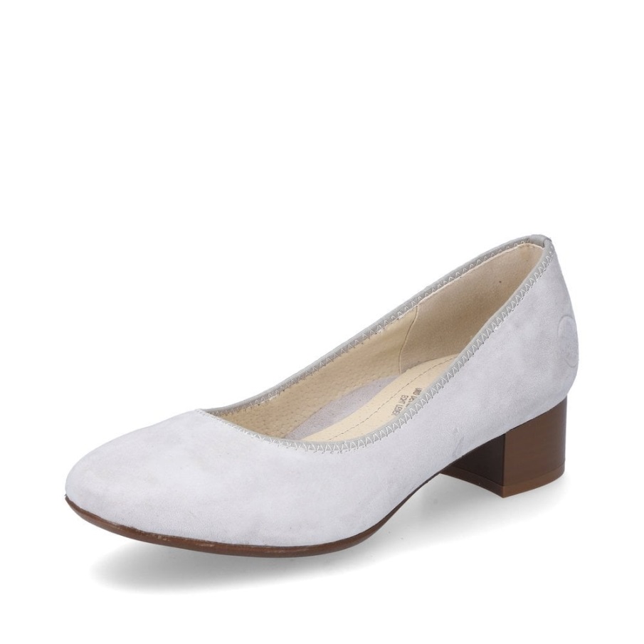 Rieker 49260 Dames Slip-on Schoenen Grijs