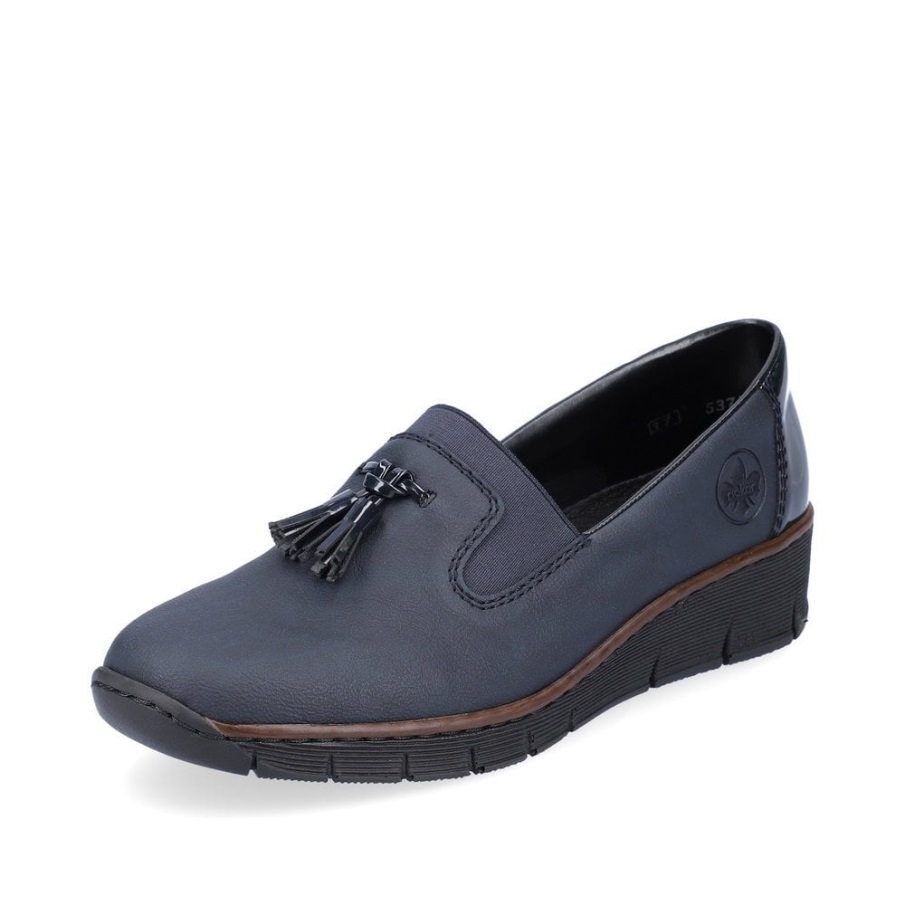 Rieker 53751 Women Shoes Blue