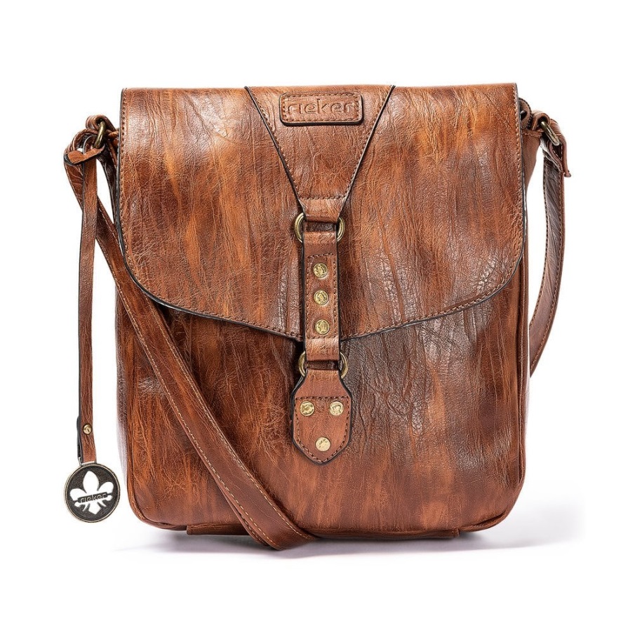 Rieker H1120-22 Dames Bruine Handtas Bruin
