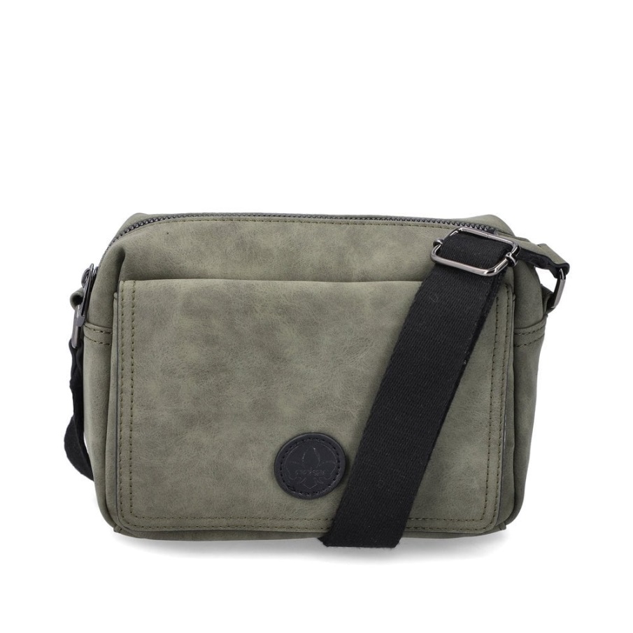 Rieker H1455-52 Dames Groene Rits Handtas Groen