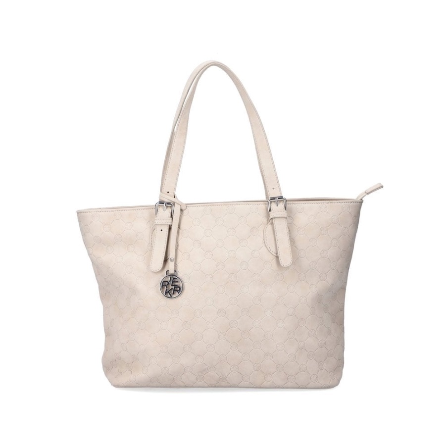 Rieker H1491-60 Dames Beige Ritstas Beige