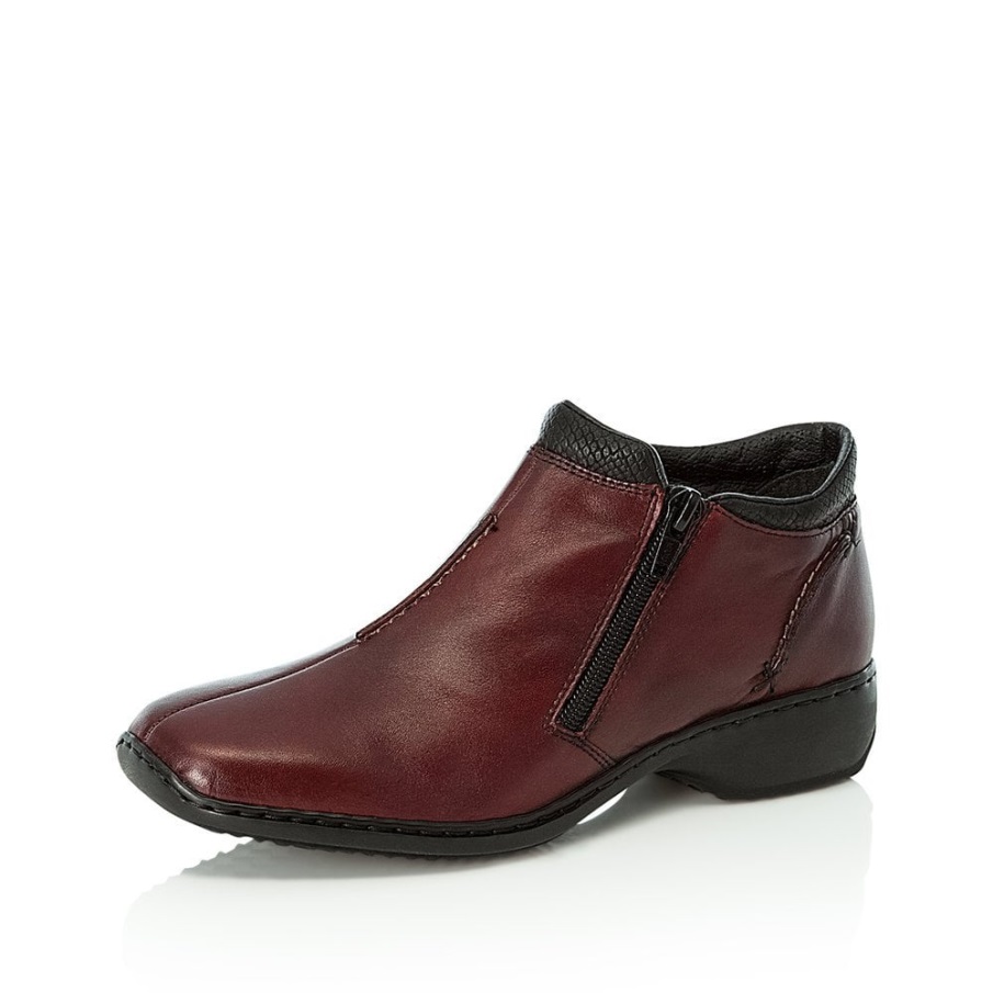 Rieker L3882 Dames Laarzen Rood