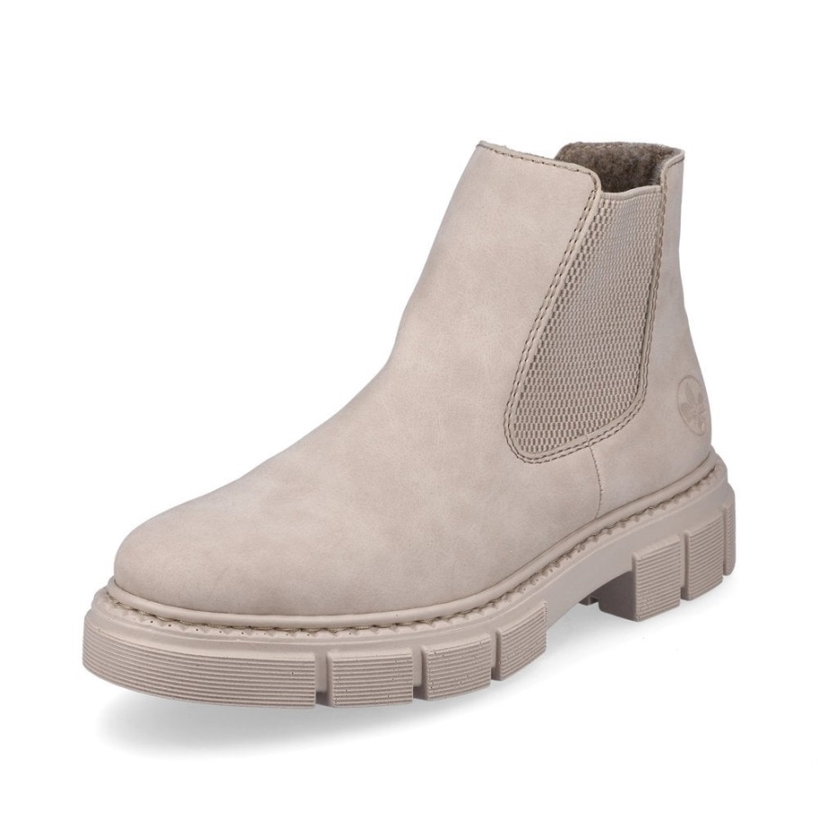 Rieker M3854 Dames Laarzen Wit
