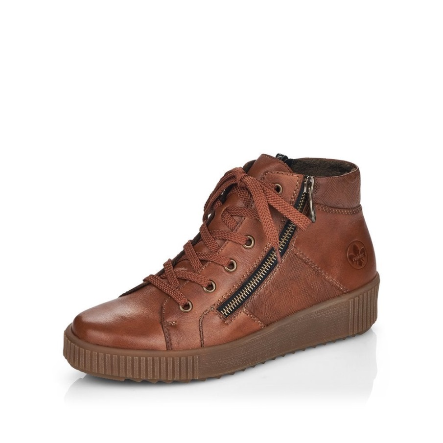Rieker M6434 Dames Laarzen Bruin