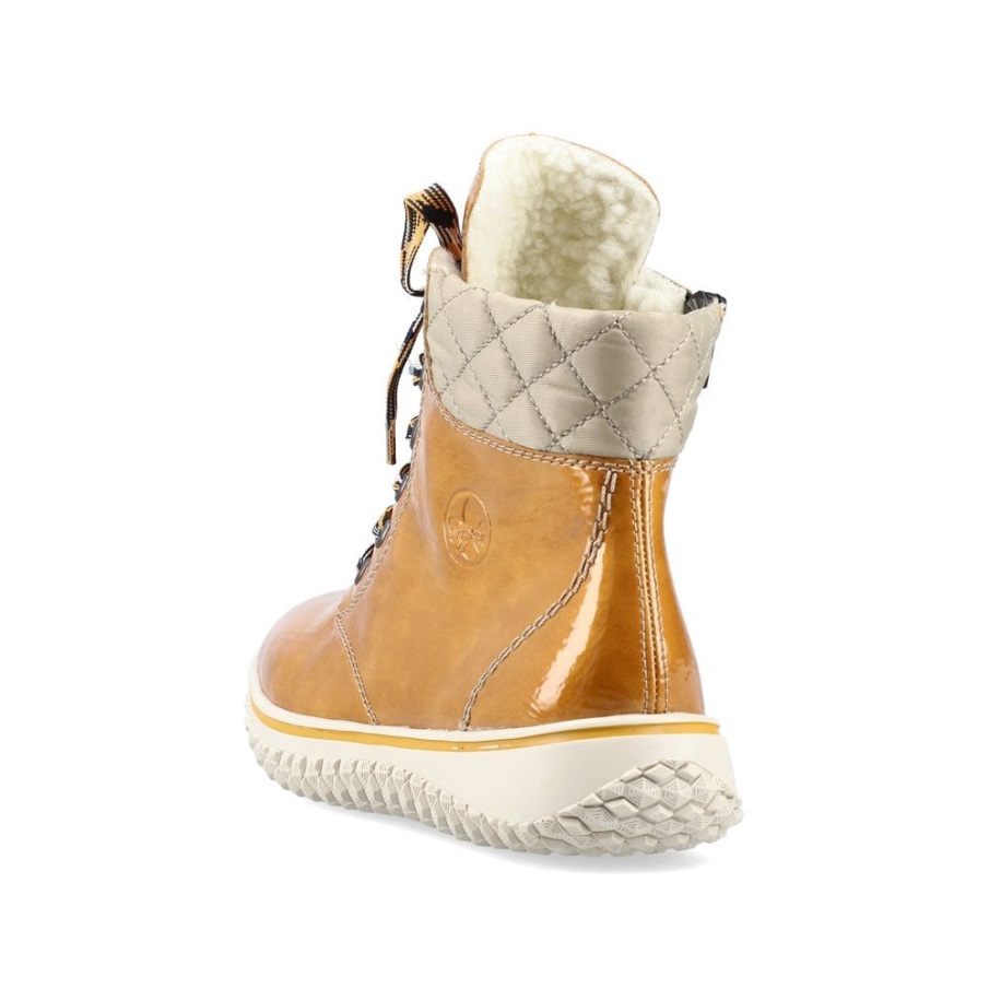 Rieker Z4206 Dames Laarzen Geel