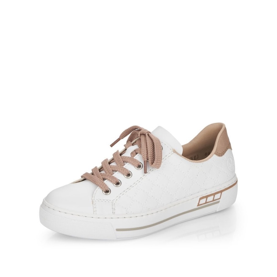 Witte Rieker L88w2 Damesschoenen