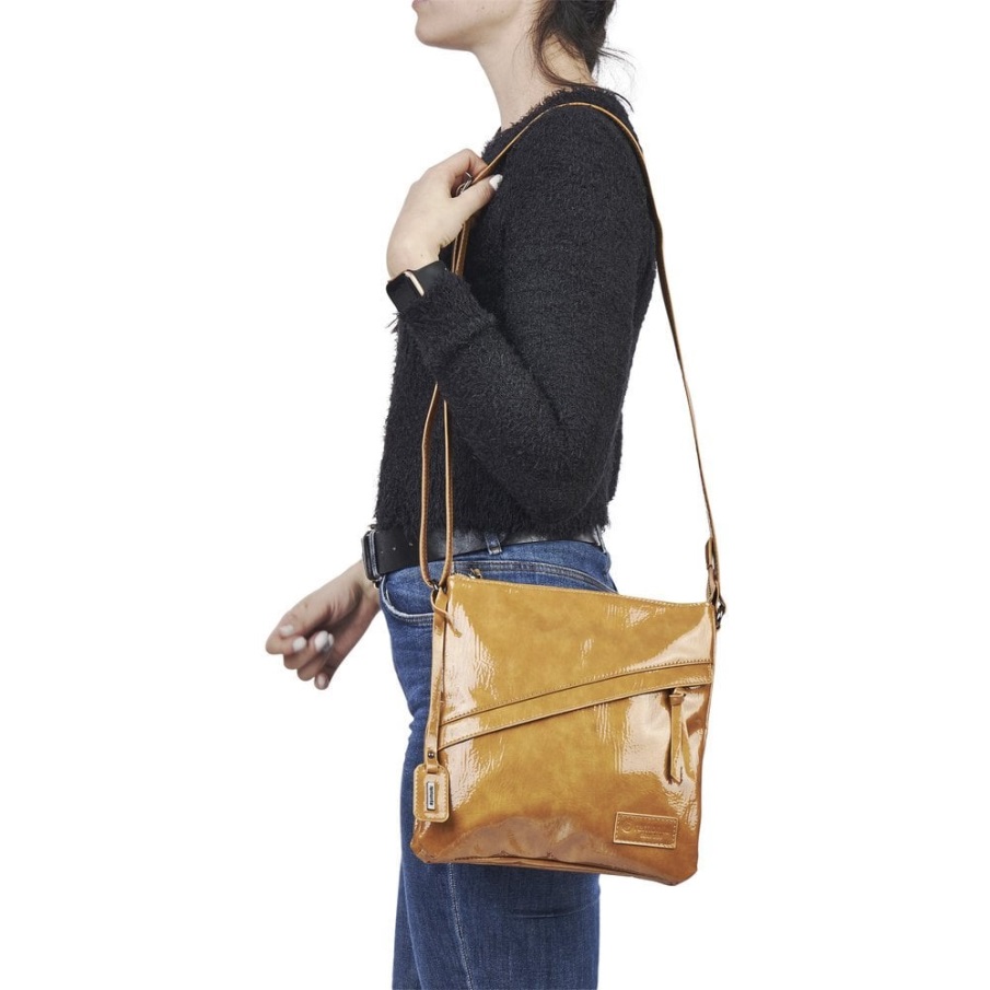 Rieker Gele Remonte Q0702-68 Dames Gele Handtas