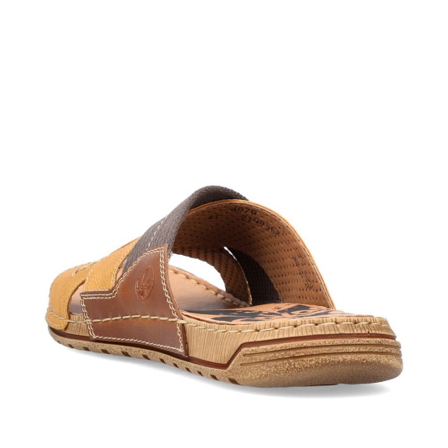 Gele Rieker 21995 Herensandalen