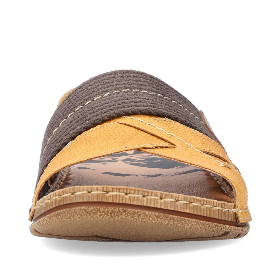 Gele Rieker 21995 Herensandalen