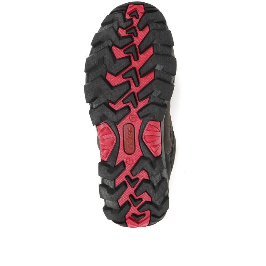 Rieker Enkel Wandelschoen Grijs Multi