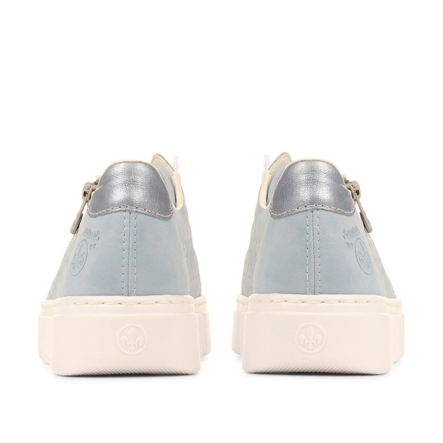 Rieker Blauwe Ademende Zomersneakers