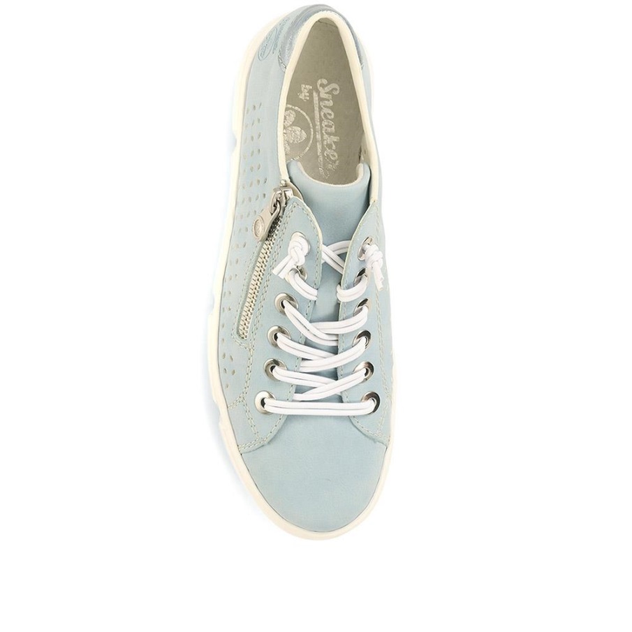 Rieker Blauwe Ademende Zomersneakers