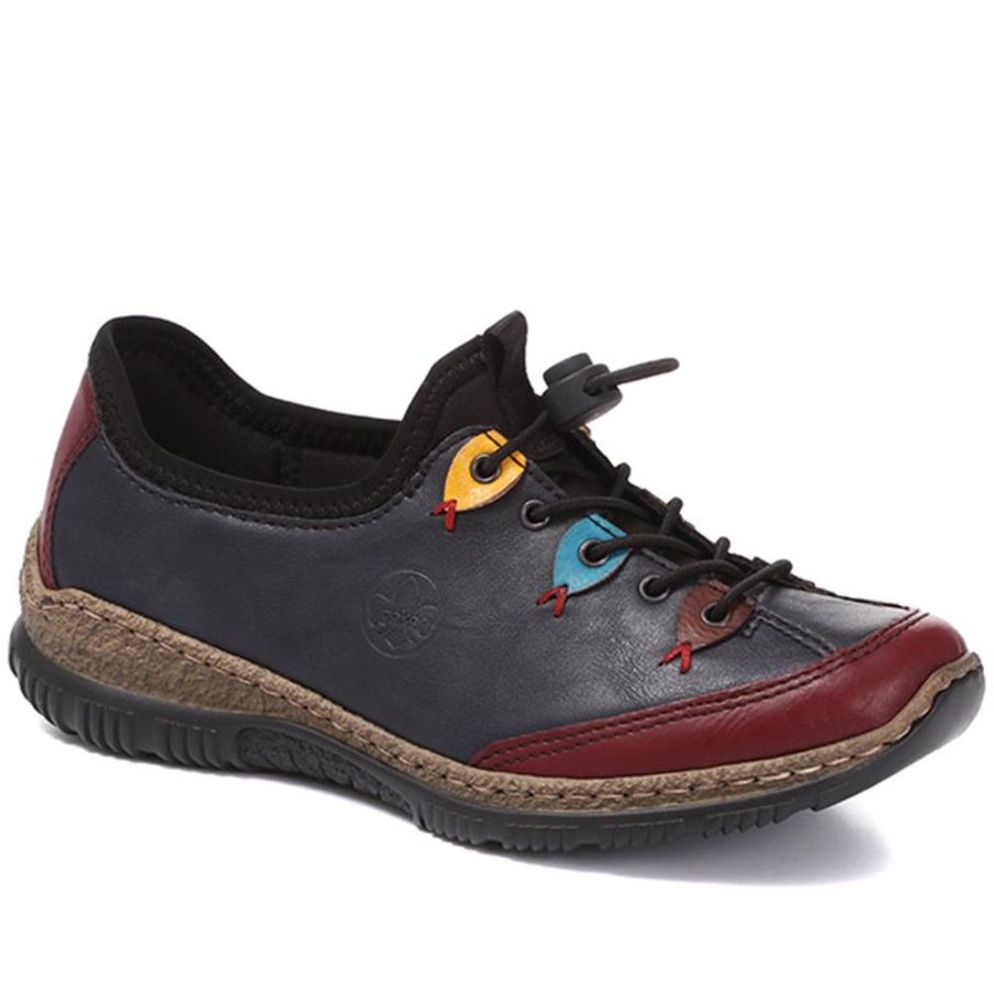 Rieker Bordeaux Multi Slip-on Casual Schoenen