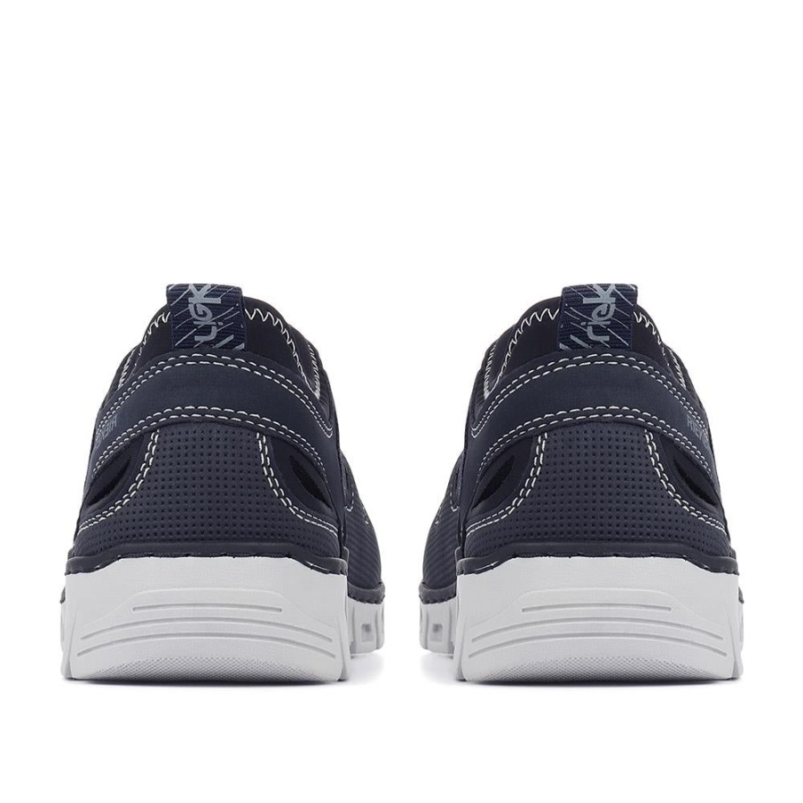 Rieker Casual Instapsneakers Marineblauw