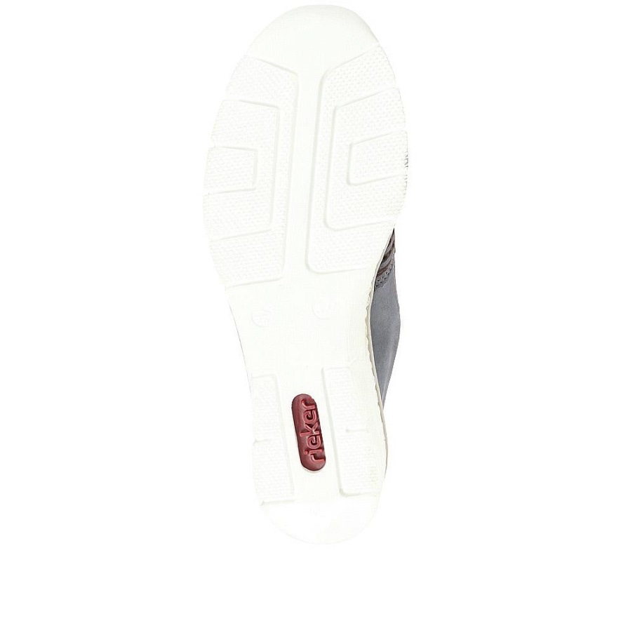 Rieker Denim Slip-on Zomerschoenen