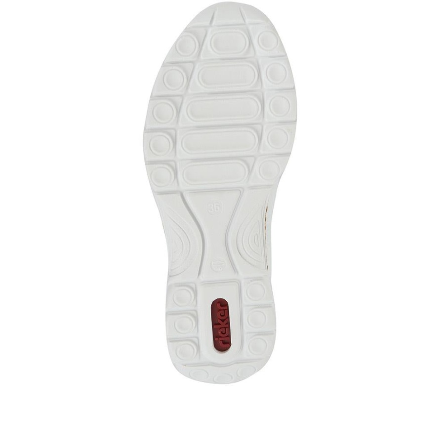 Rieker Schokabsorberende Instapsneakers Wit