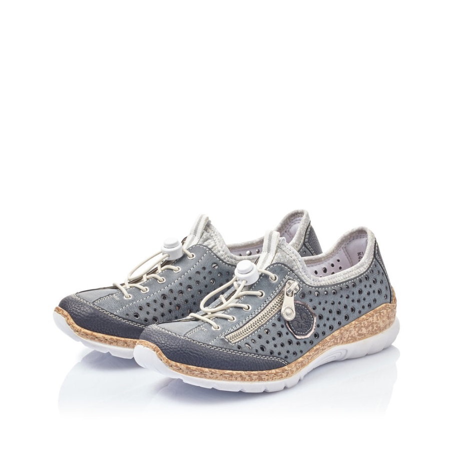 Rieker Blauw N42p6 Nikita